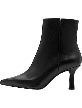 Bottine à talon cuir tamaris