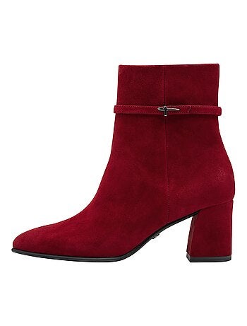 Bottine à Talon Cuir Tamaris