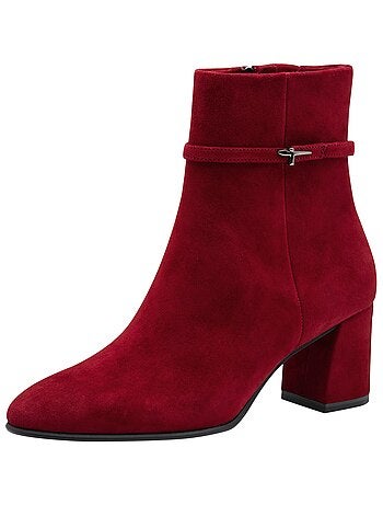 Bottine à Talon Cuir Tamaris