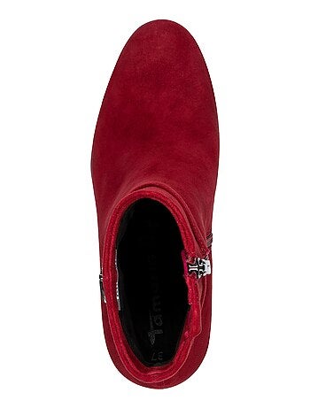 Bottine à Talon Cuir Tamaris