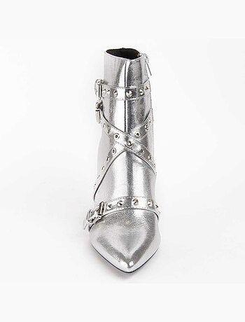 Bottine à talon matériel synthétique montevita