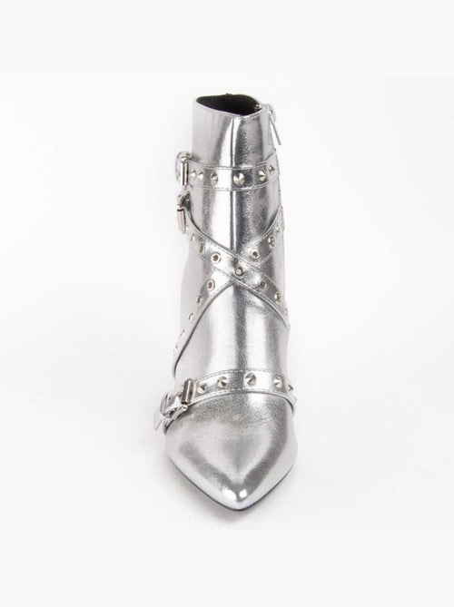 Bottine à talon matériel synthétique montevita - Kiabi Bottine à talon matériel synthétique montevita - Kiabi