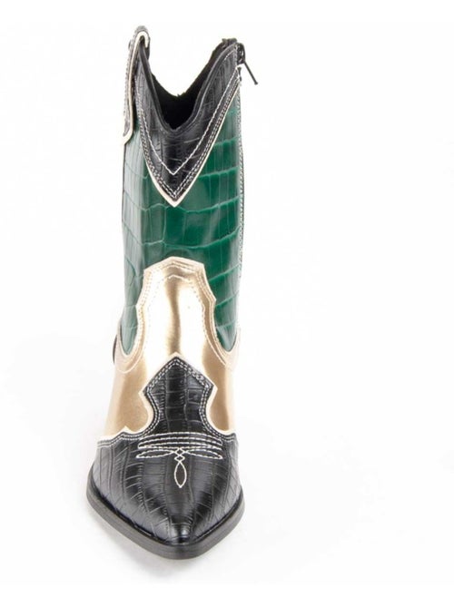 Bottine à Talon Matériel Synthétique Montevita - Kiabi