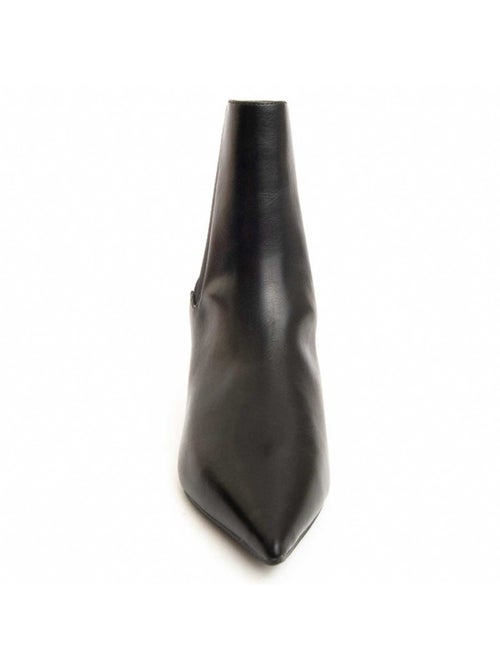Bottine à Talon Matière Synthétique Et Textile Montevita - Kiabi