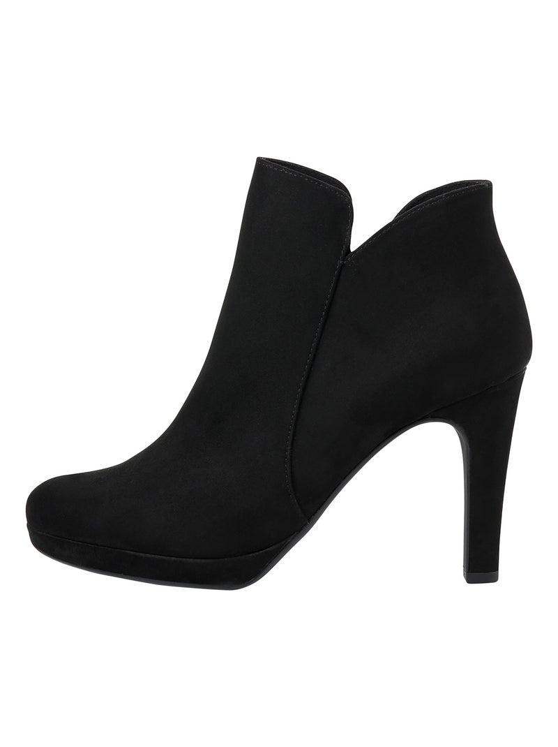 Bottine à Talon Tamaris Essentials Noir - Kiabi