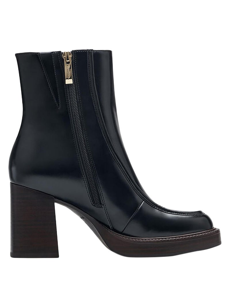 Bottine à Talon Tamaris Noir - Kiabi