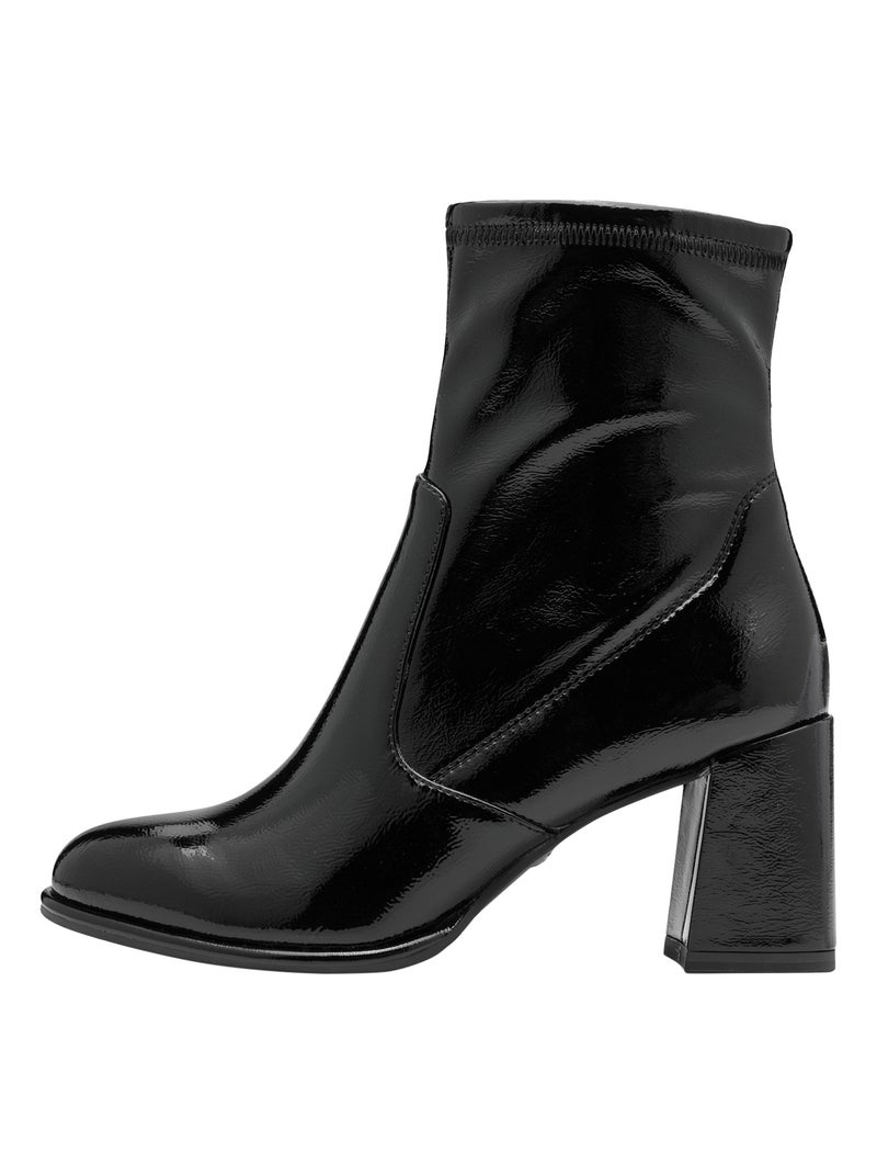 Bottine à Talon Tamaris Noir - Kiabi