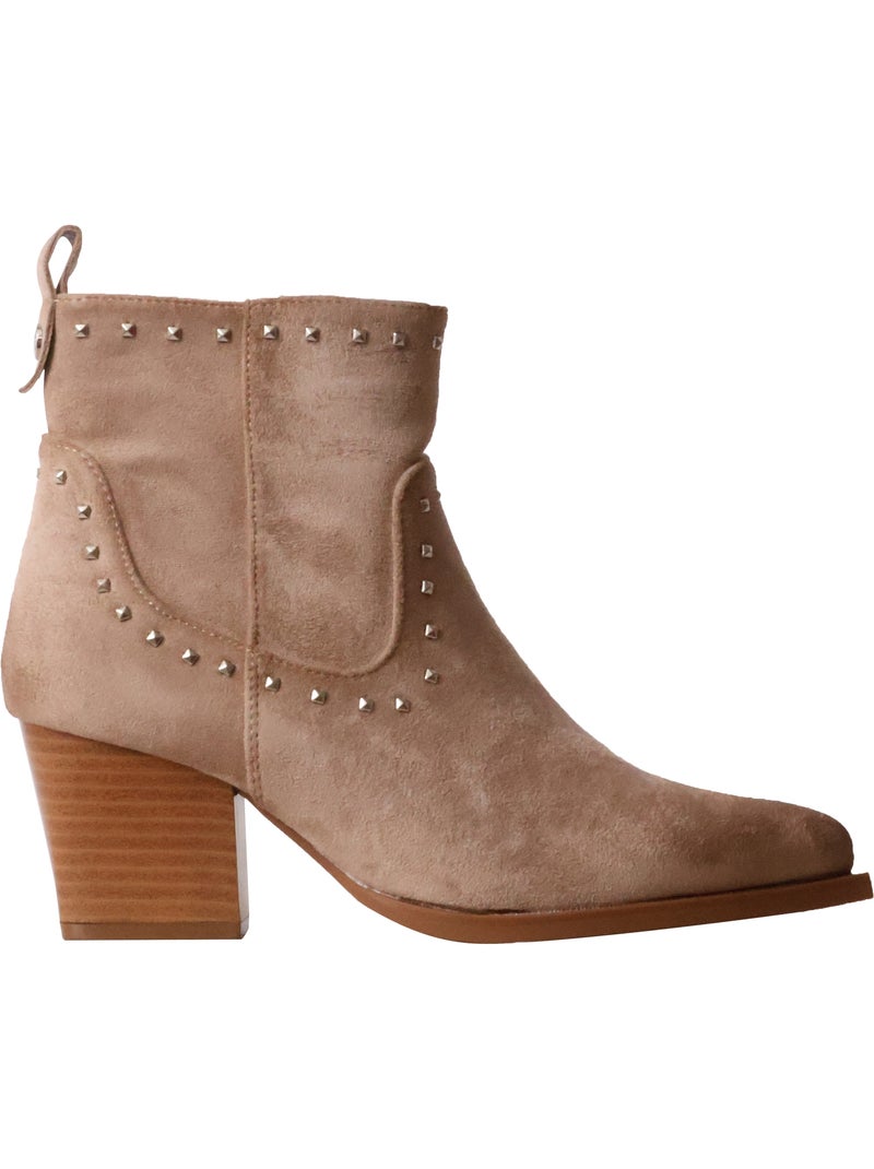 Bottine à talon xti Beige - Kiabi