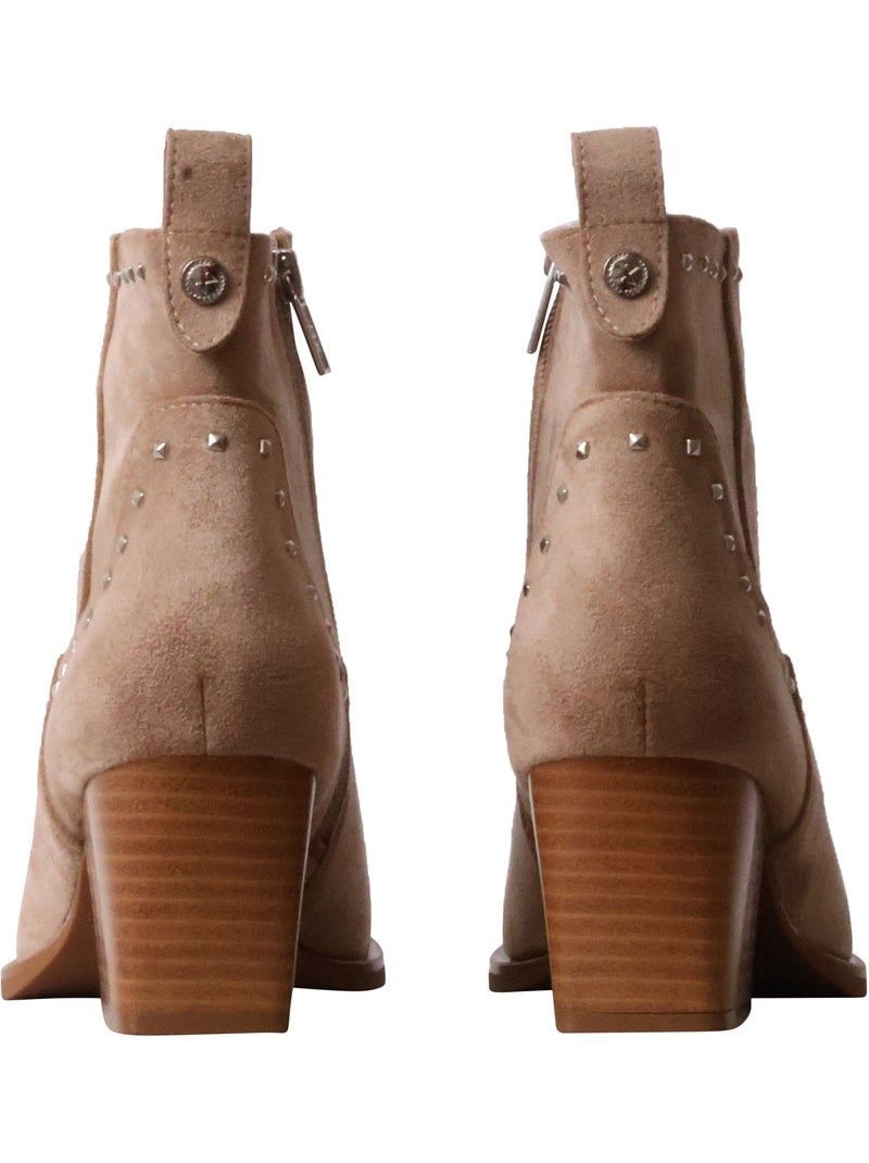 Bottine à talon xti Beige - Kiabi