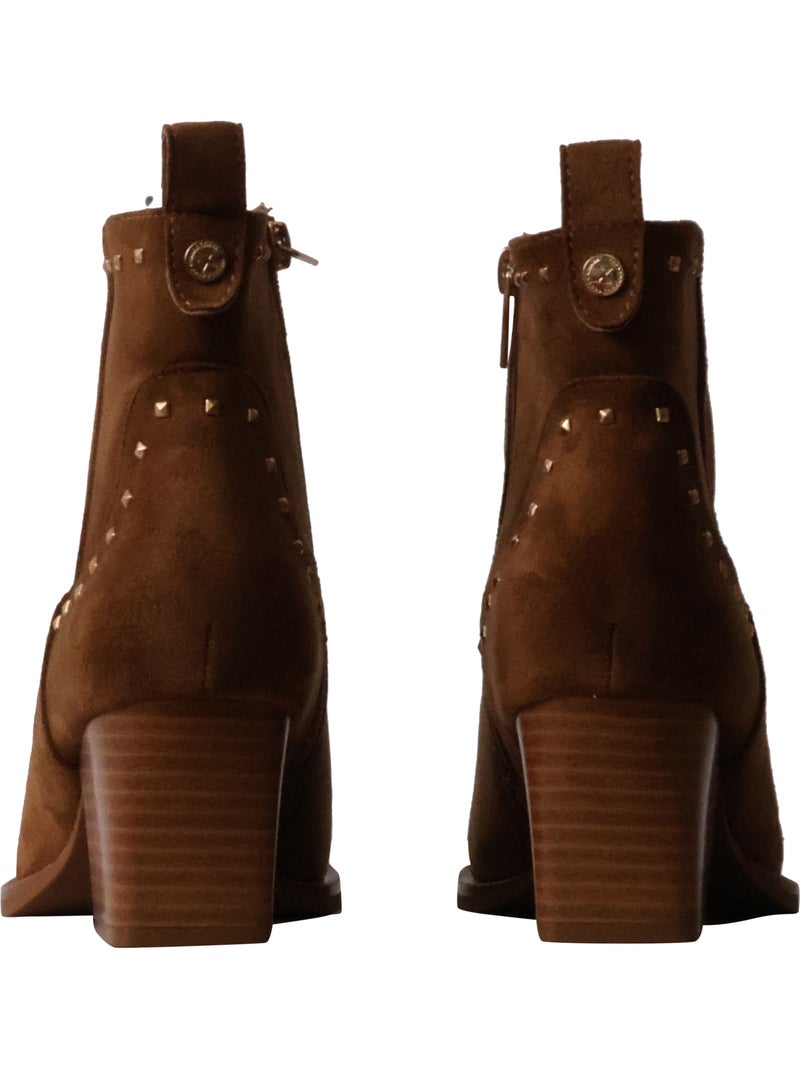 Bottine à talon xti Camel - Kiabi