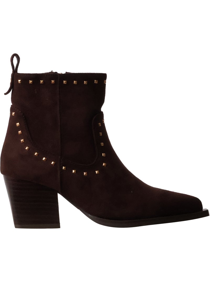 Bottine à talon xti Marron - Kiabi