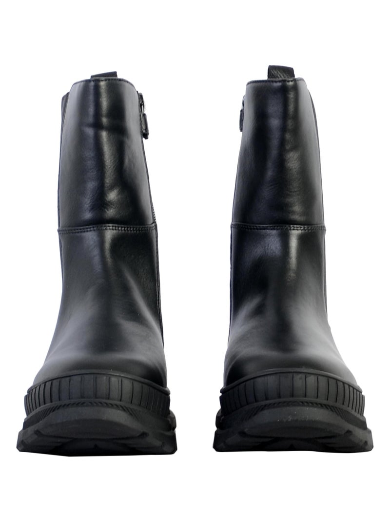 Bottine à Zip Calvin Klein Jeans Chelsea Noir - Kiabi