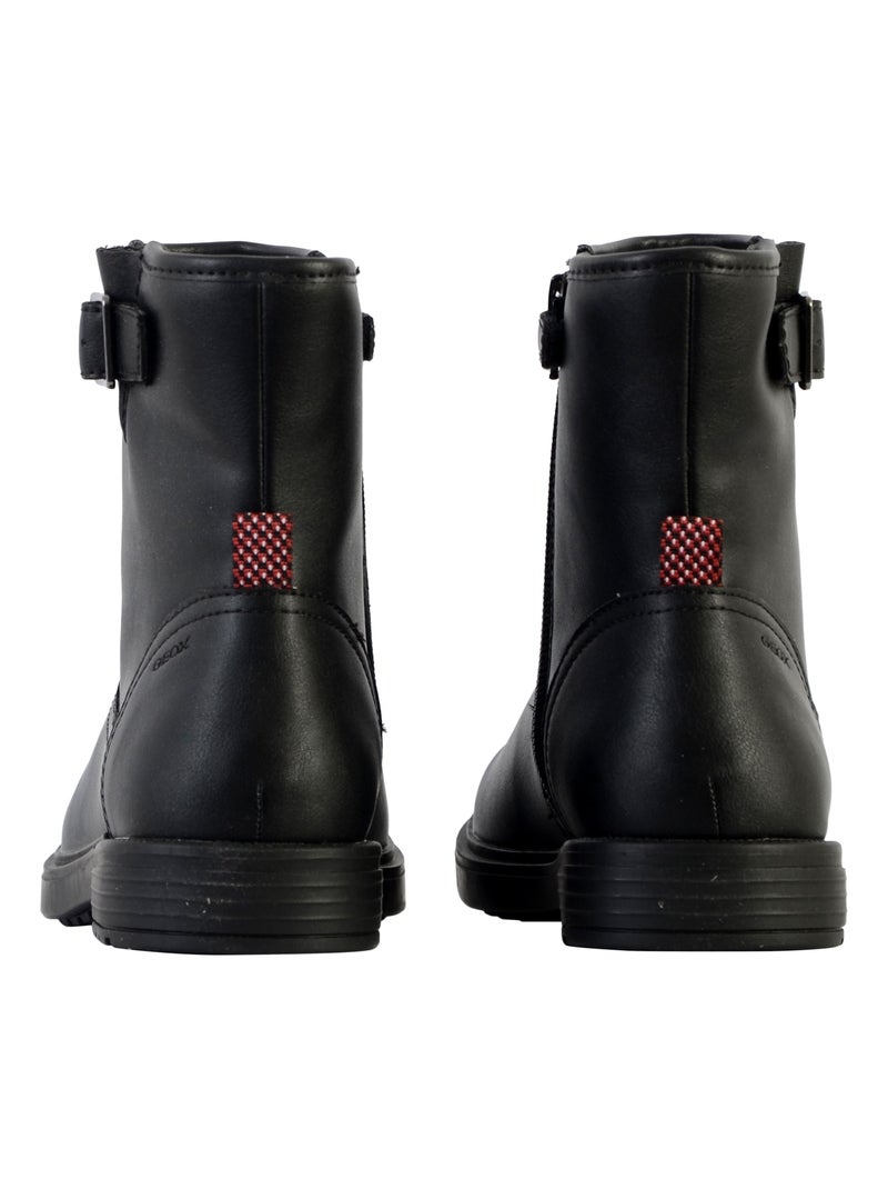 Bottine à Zip Enfant Geox Eclair Noir - Kiabi