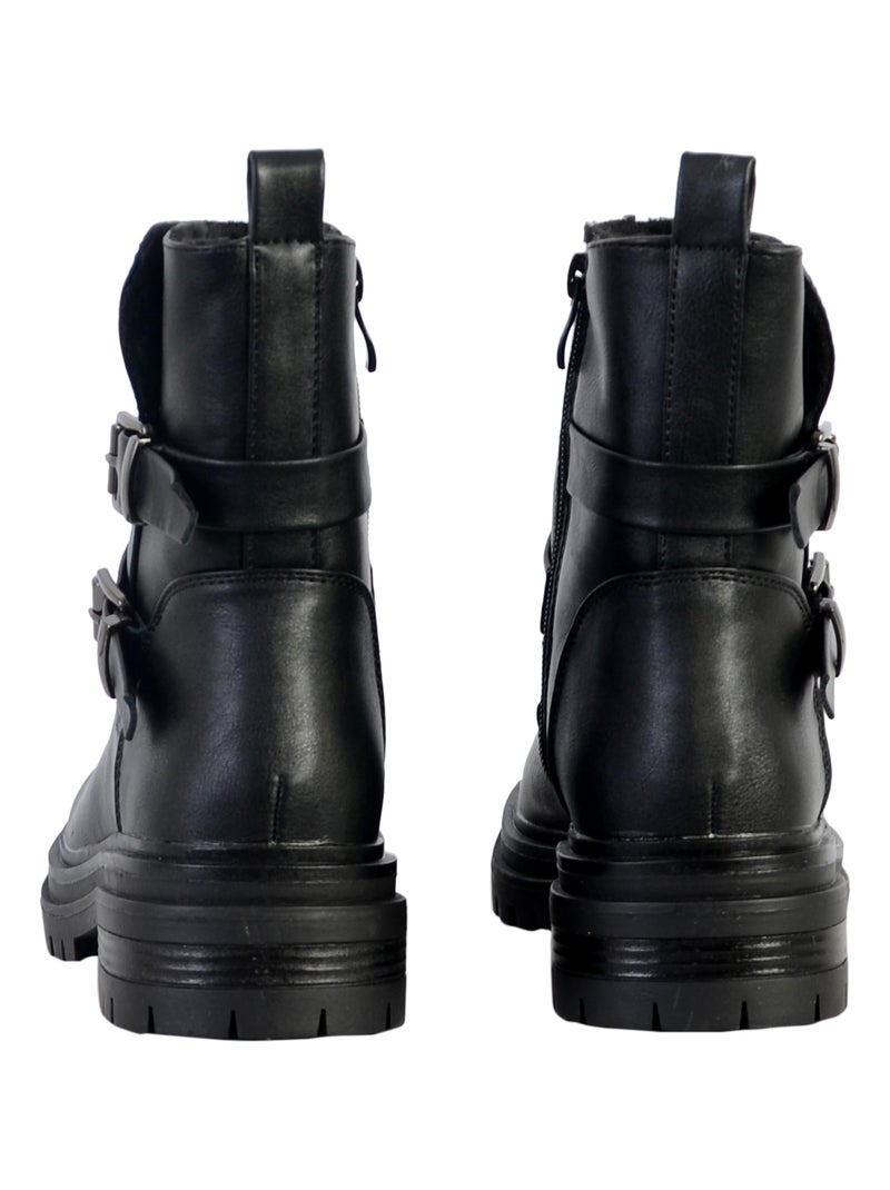 Bottine à Zip Redskins Glad Noir - Kiabi