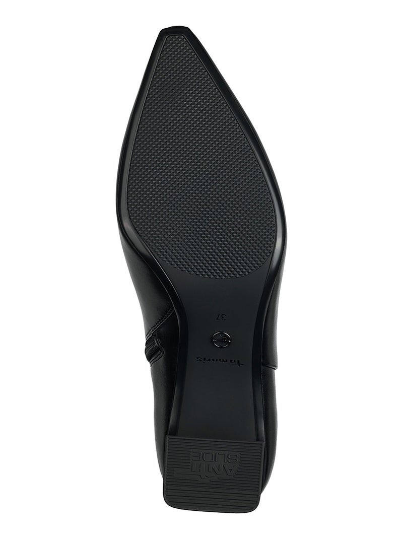 Bottine à Zip Tamaris Noir - Kiabi