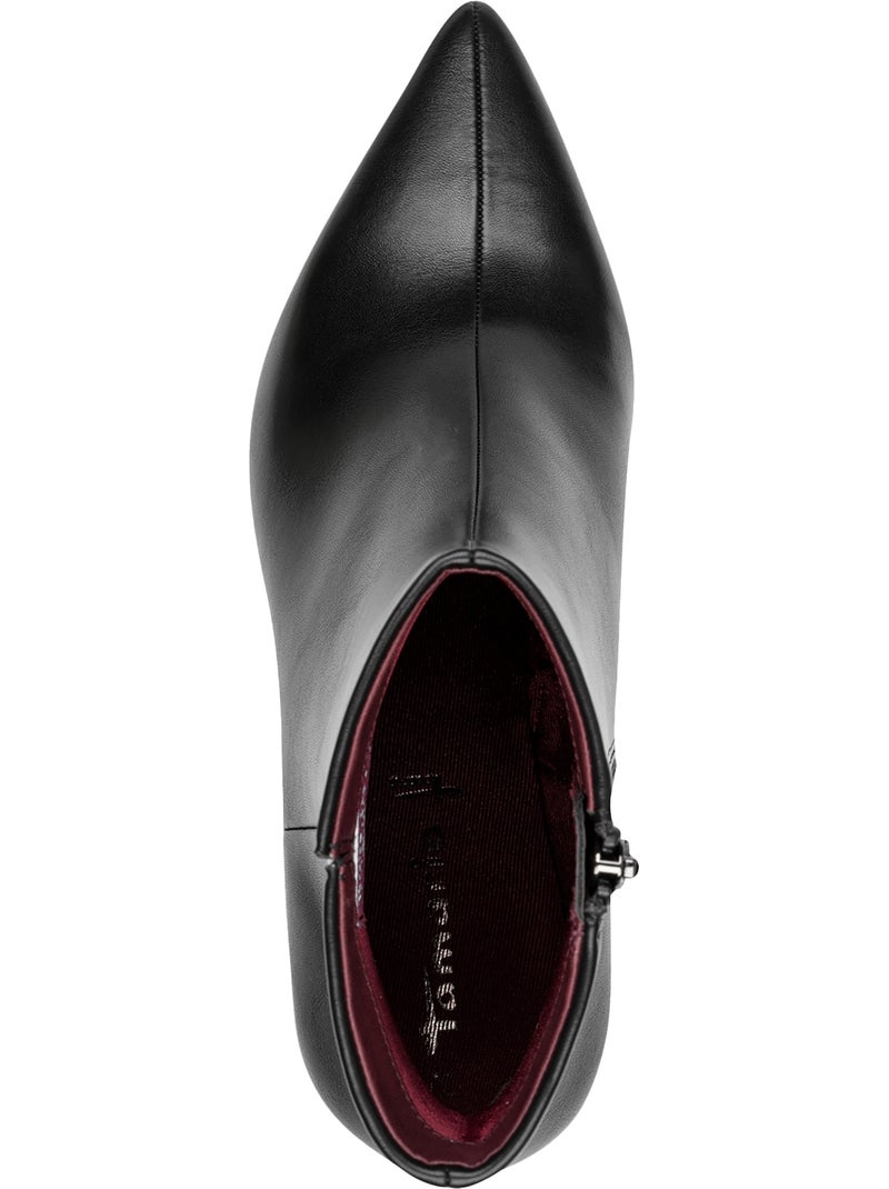 Bottine à zip tamaris Noir - Kiabi
