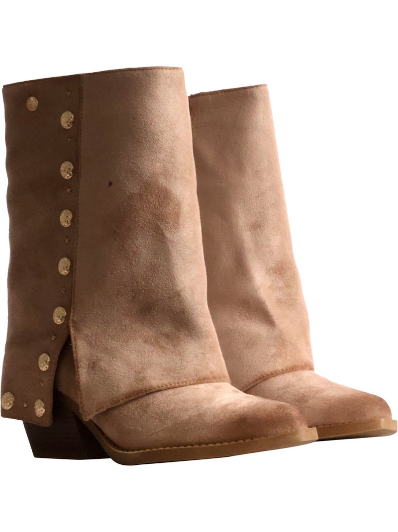 Bottine à zip xti Beige - Kiabi