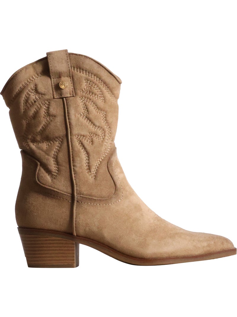 Bottine à zip xti Beige - Kiabi