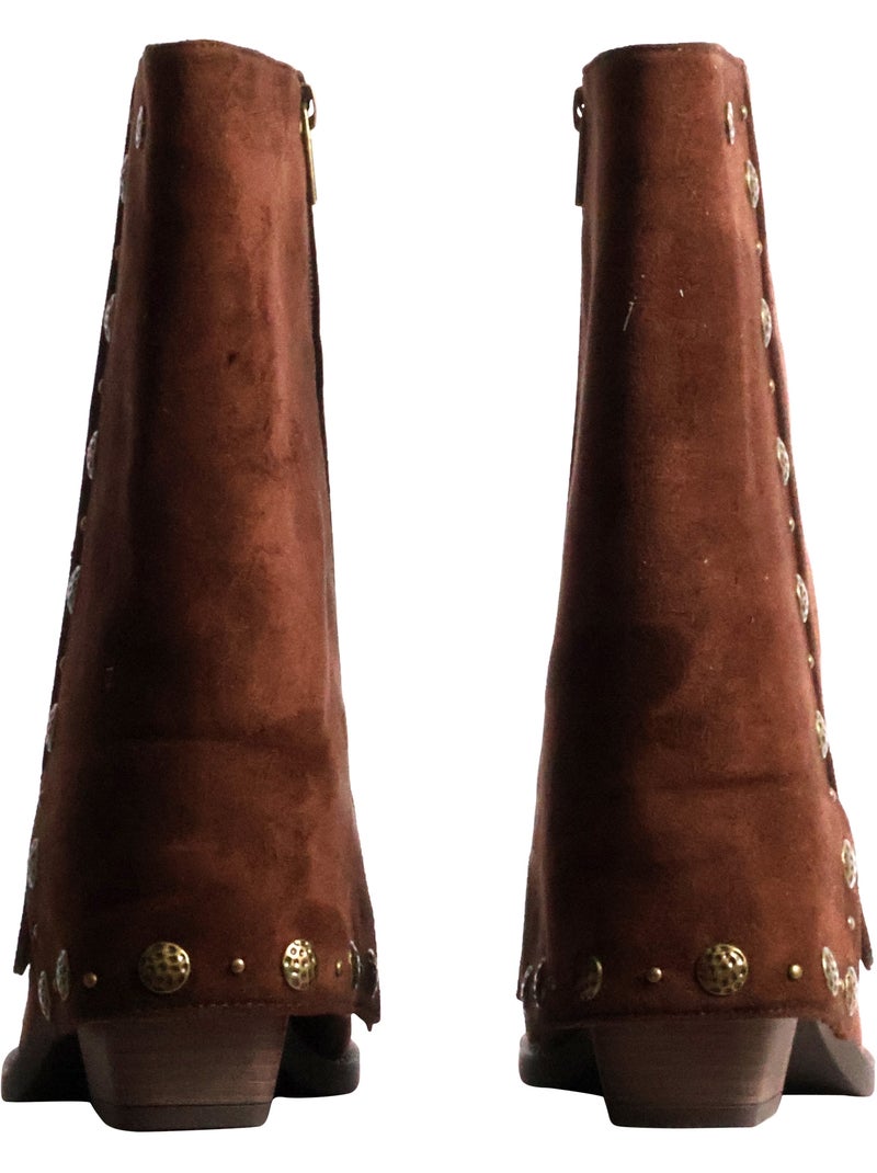 Bottine à zip xti Marron - Kiabi