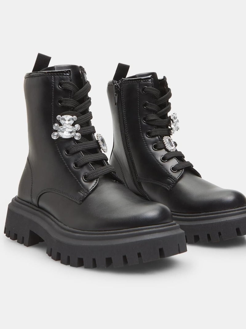 Bottine avec accessoire amovible BATA Noir - Kiabi