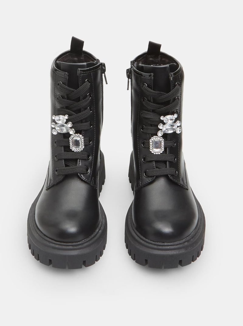 Bottine avec accessoire amovible BATA Noir - Kiabi