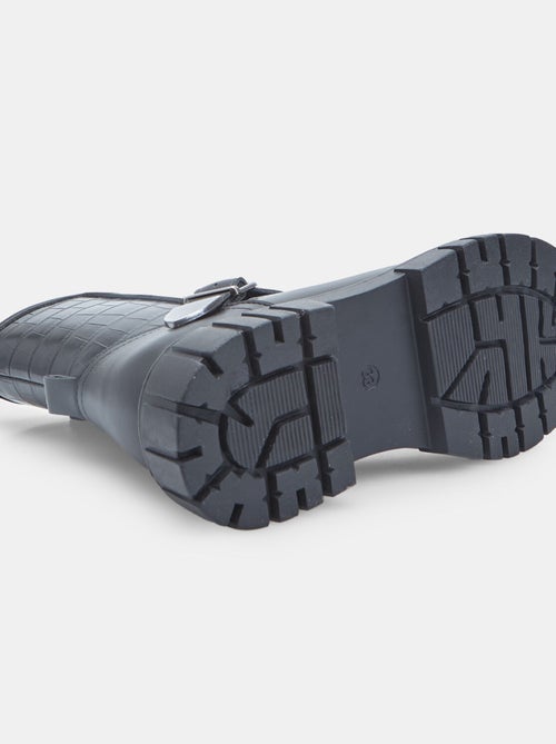 Bottine avec boucle et imprimé crocodile Bata - Kiabi