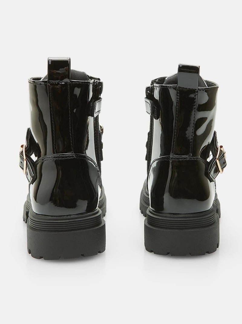 Bottine avec chaîne BATA Noir - Kiabi