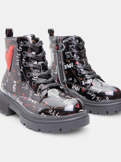 Bottine avec coeur BATA - Kiabi Bottine avec coeur BATA - Kiabi