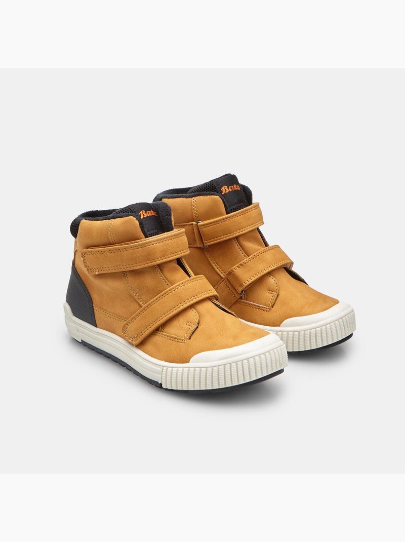 Bottine avec double bride Bata Marron - Kiabi