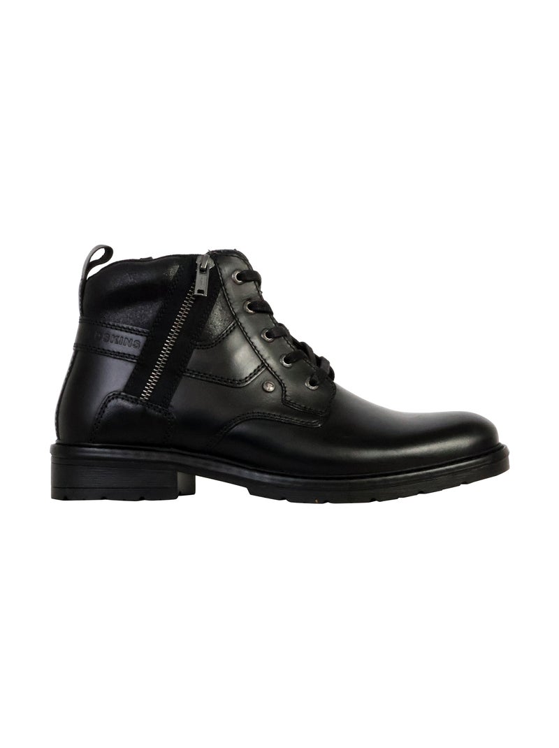 Bottine Basse Cuir Redskins Lafare Noir - Kiabi