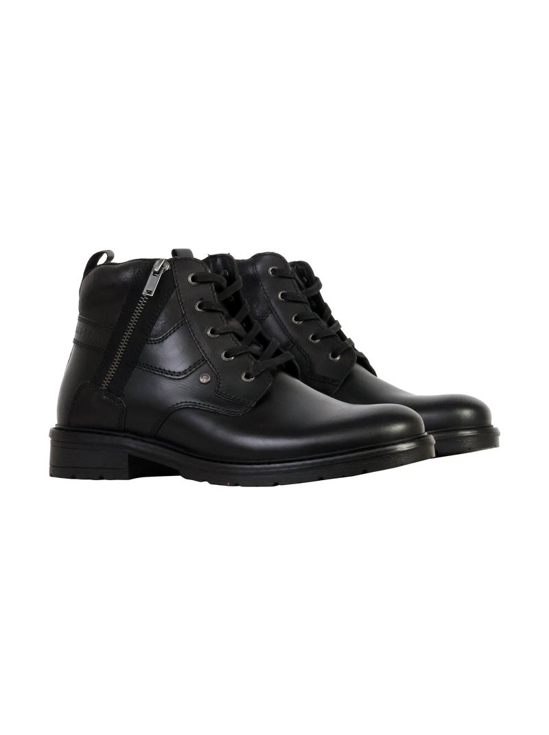 Bottine Basse Cuir Redskins Lafare Noir - Kiabi