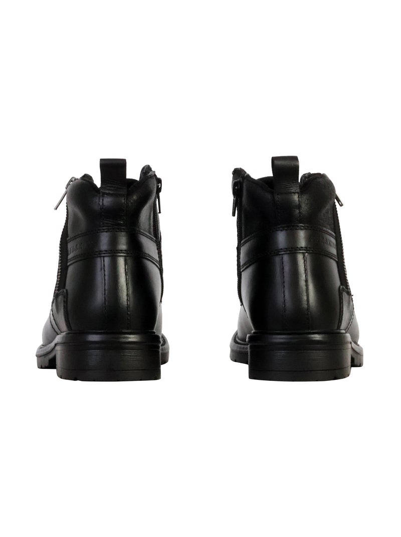 Bottine Basse Cuir Redskins Lafare Noir - Kiabi