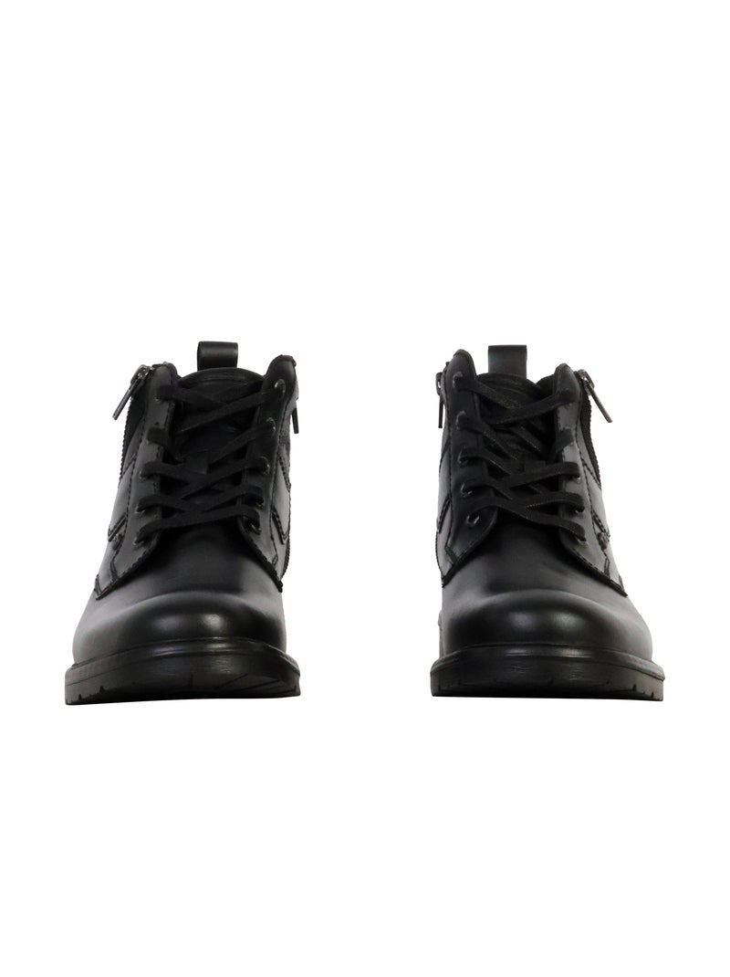 Bottine Basse Cuir Redskins Lafare Noir - Kiabi