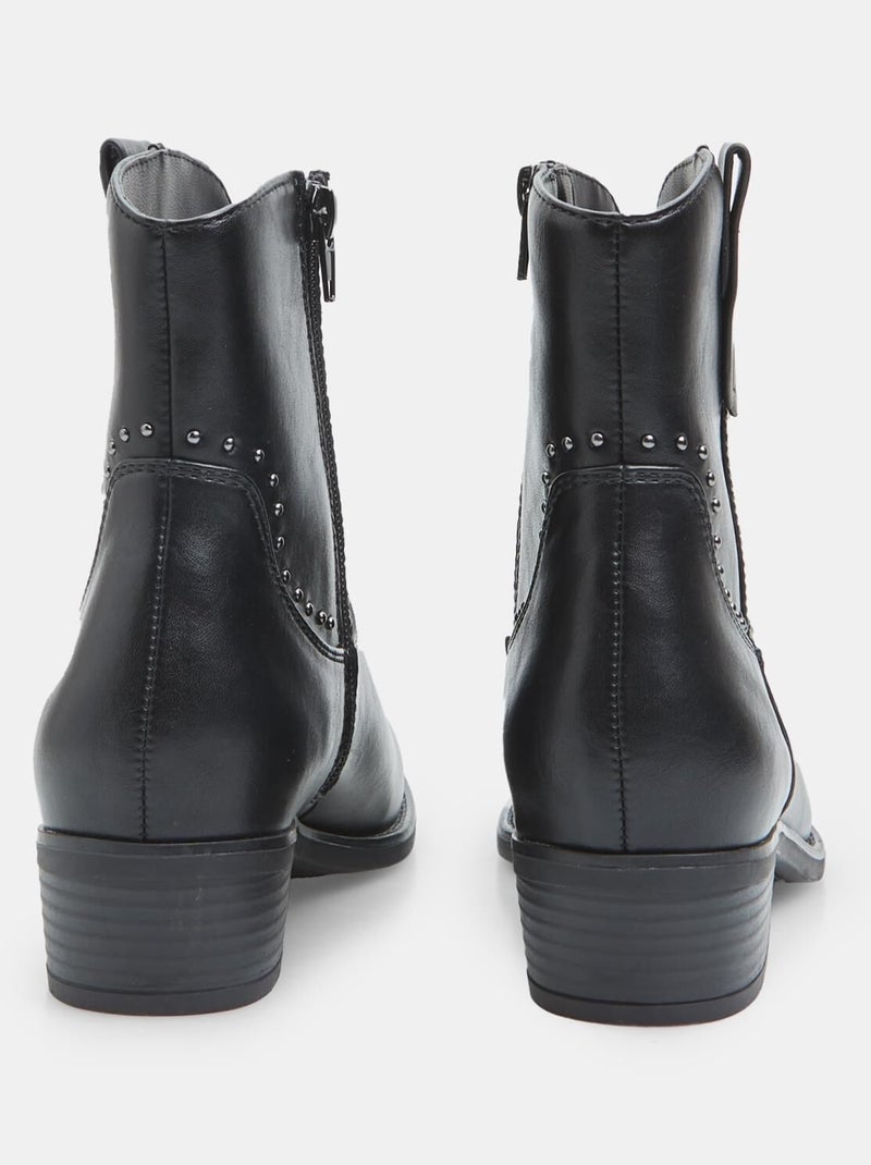 Bottine Bata Red Label Noir - Kiabi
