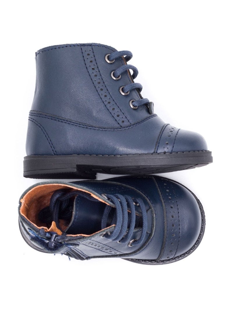 Bottine Bebe - Boni Romaric Bleu marine - Kiabi