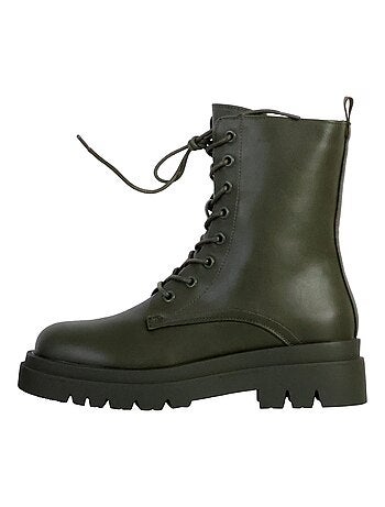 Bottine Bikers à Lacets The Divine Factory