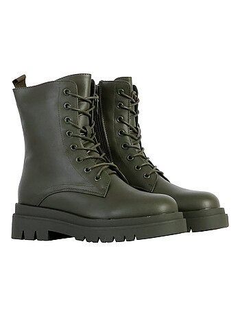 Bottine Bikers à Lacets The Divine Factory