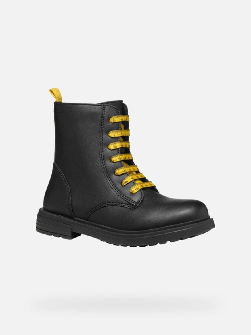 Bottine Boots Geox Noir Mat Noir - Kiabi