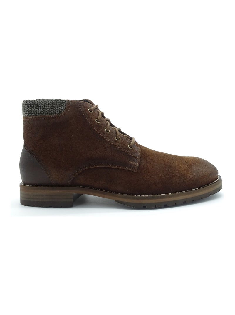Bottine Boots Homme Leformier Marron - Kiabi