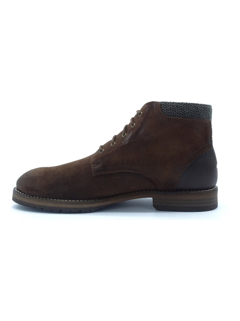 Bottine Boots Homme Leformier Marron - Kiabi