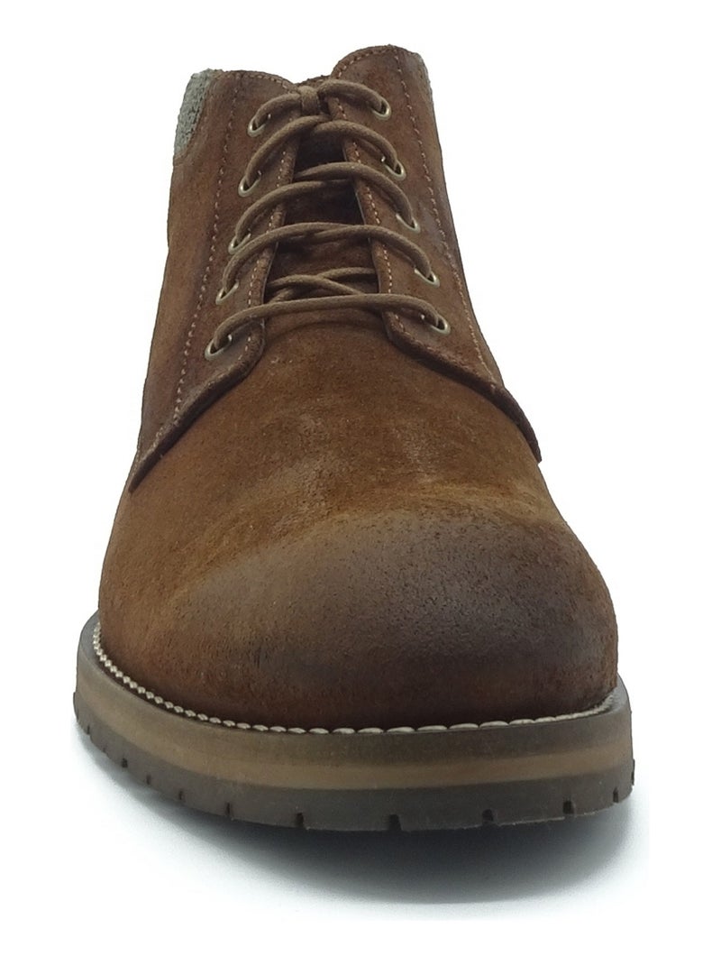 Bottine Boots Homme Leformier Marron - Kiabi