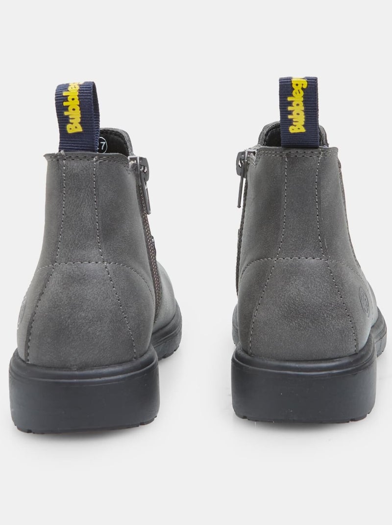Bottine Bubblegummers avec bandes élastiques BATA Gris - Kiabi
