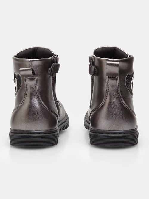 Bottine Bubblegummers avec coeurs et accessoire amovible BATA - Kiabi