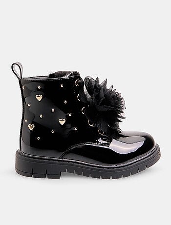 Bottine Bubblegummers avec coeurs et accessoire amovible BATA