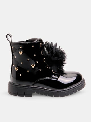 Bottine Bubblegummers avec coeurs et accessoire amovible BATA