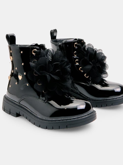 Bottine Bubblegummers avec coeurs et accessoire amovible BATA - Kiabi