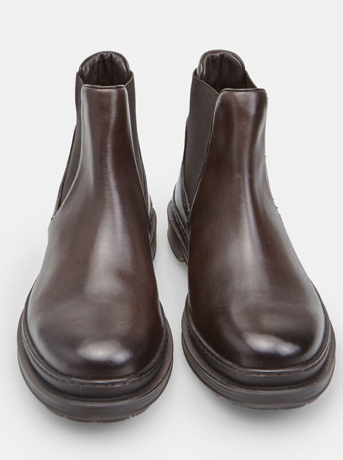 Bottine Chelsea en cuir Bata - Kiabi