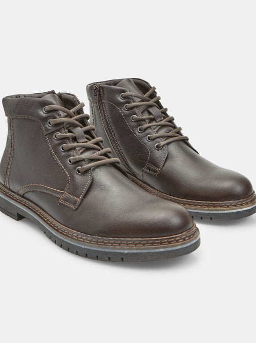Bottine Chelsea en cuir Bata - Kiabi