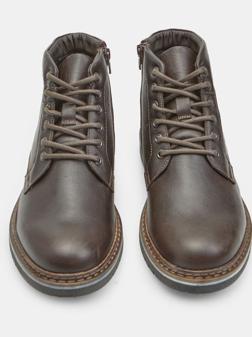 Bottine Chelsea en cuir Bata - Kiabi