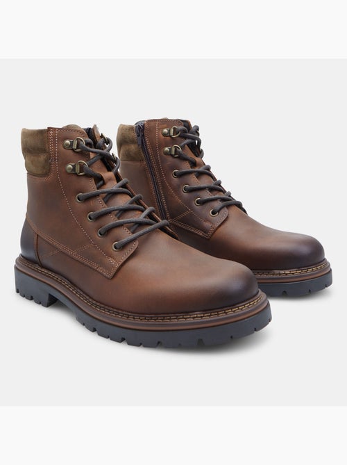 Bottine Chelsea en cuir Bata - Kiabi
